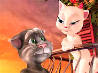 Игра Говорящий кот с подругой Игра Говорящий кот с подругой
