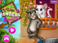 Игра Тайные поцелуи Анжелы с Томом Игра Тайные поцелуи Анжелы с Томом